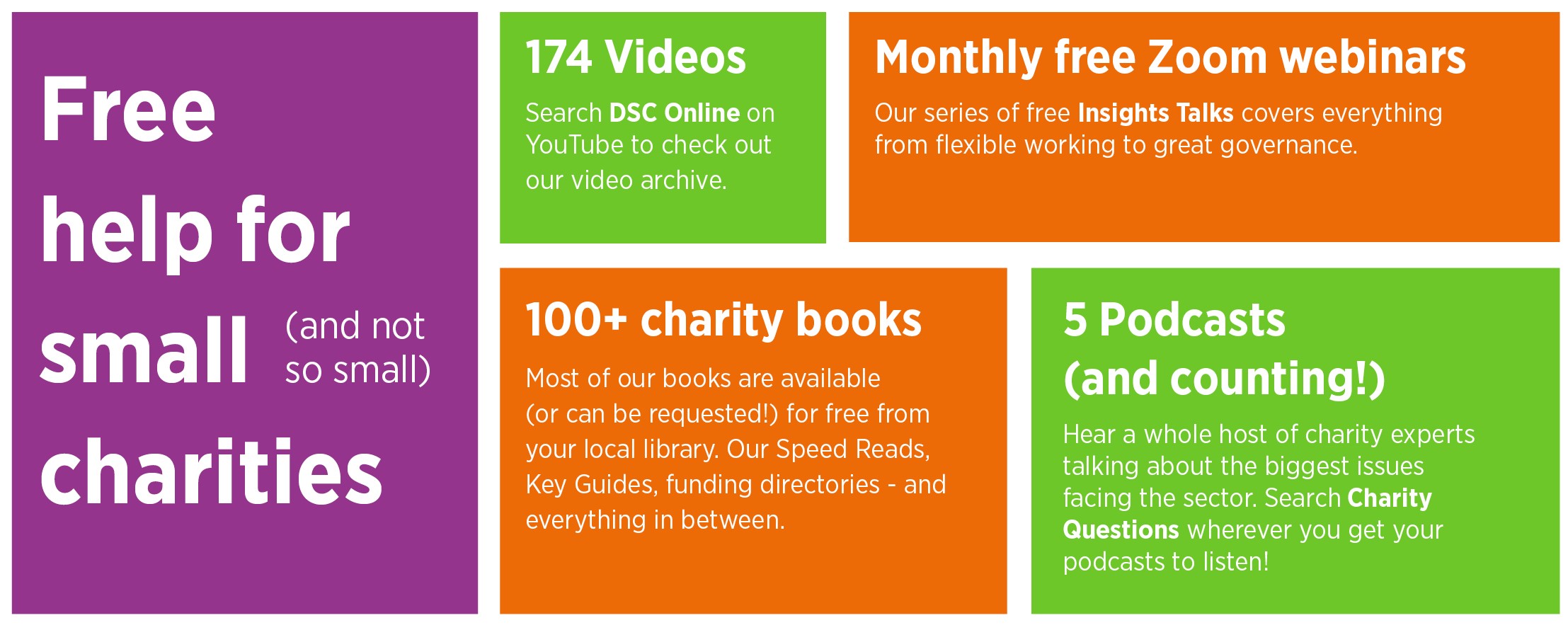 Directory of Social Change - Free help for small charities #SmallCharityWeek